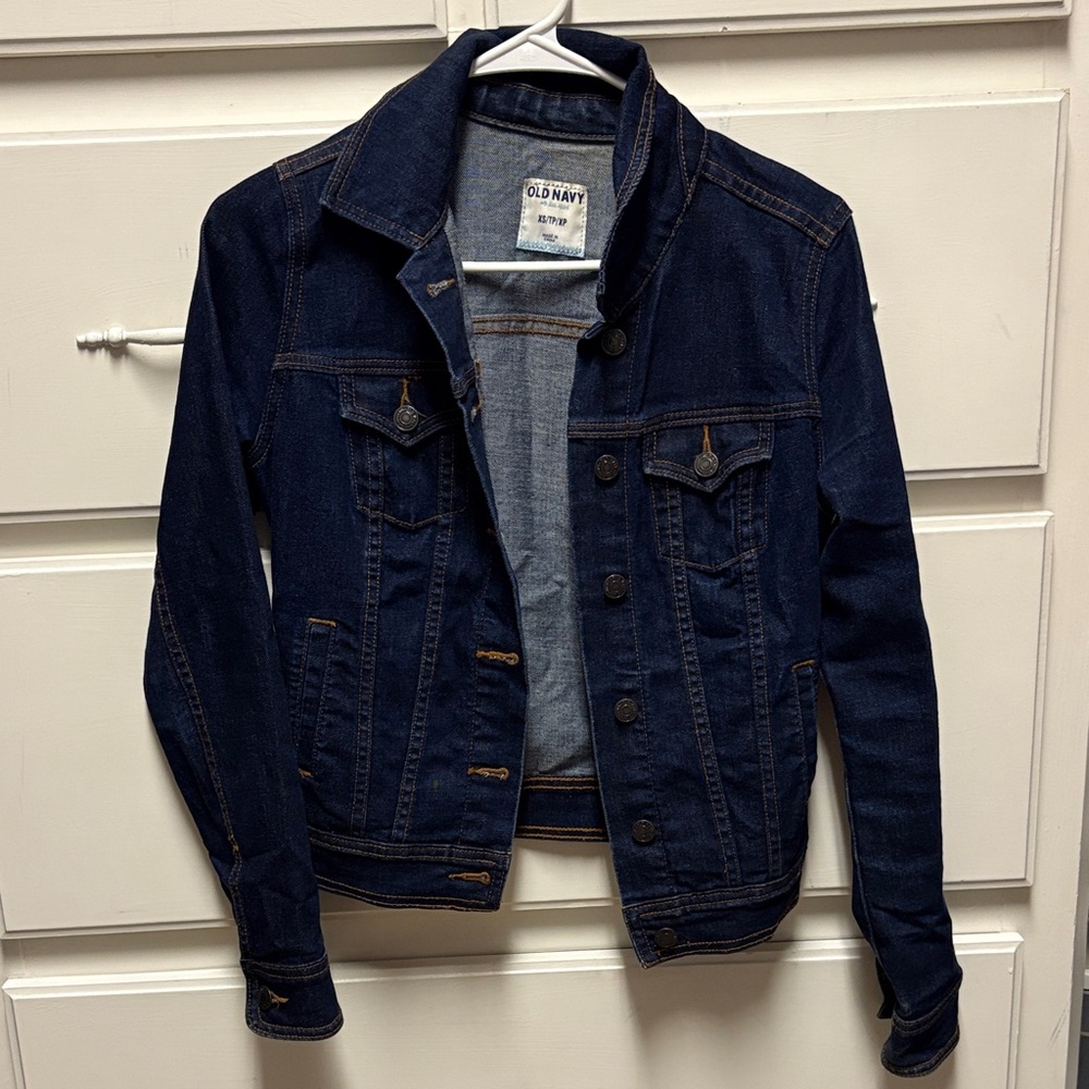 Old Navy Men's Dark Indigo Denim Jacket
